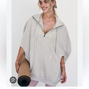 Free People cocoon half zip